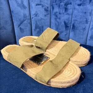 Haute Hippie Olive Espadrille Sandals Size 9 NWT